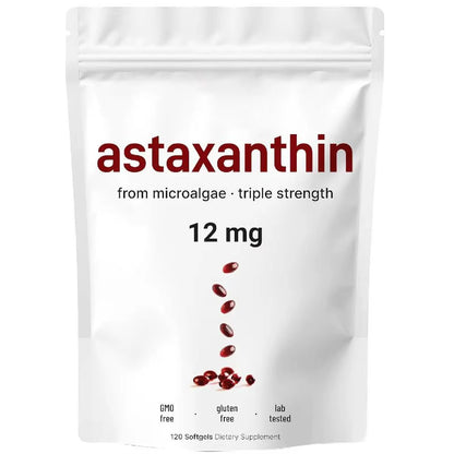 120 Capsules of Astaxanthin Soft Capsules with Strong Antioxidant Dietary Supplements to Enhance Immunity and Physical Fitness