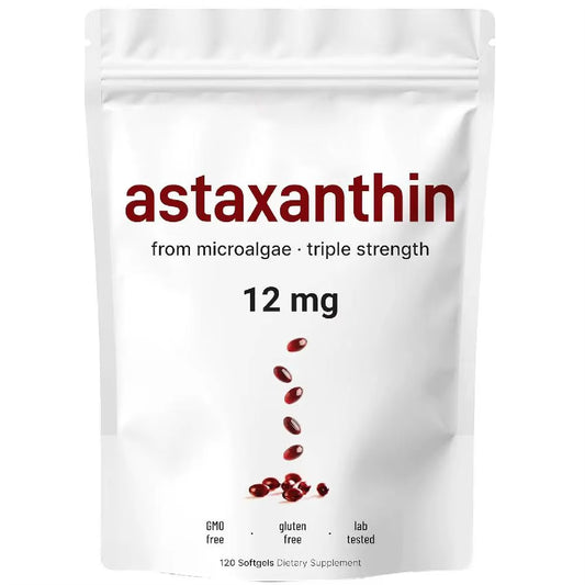 120 Capsules of Astaxanthin Soft Capsules with Strong Antioxidant Dietary Supplements to Enhance Immunity and Physical Fitness